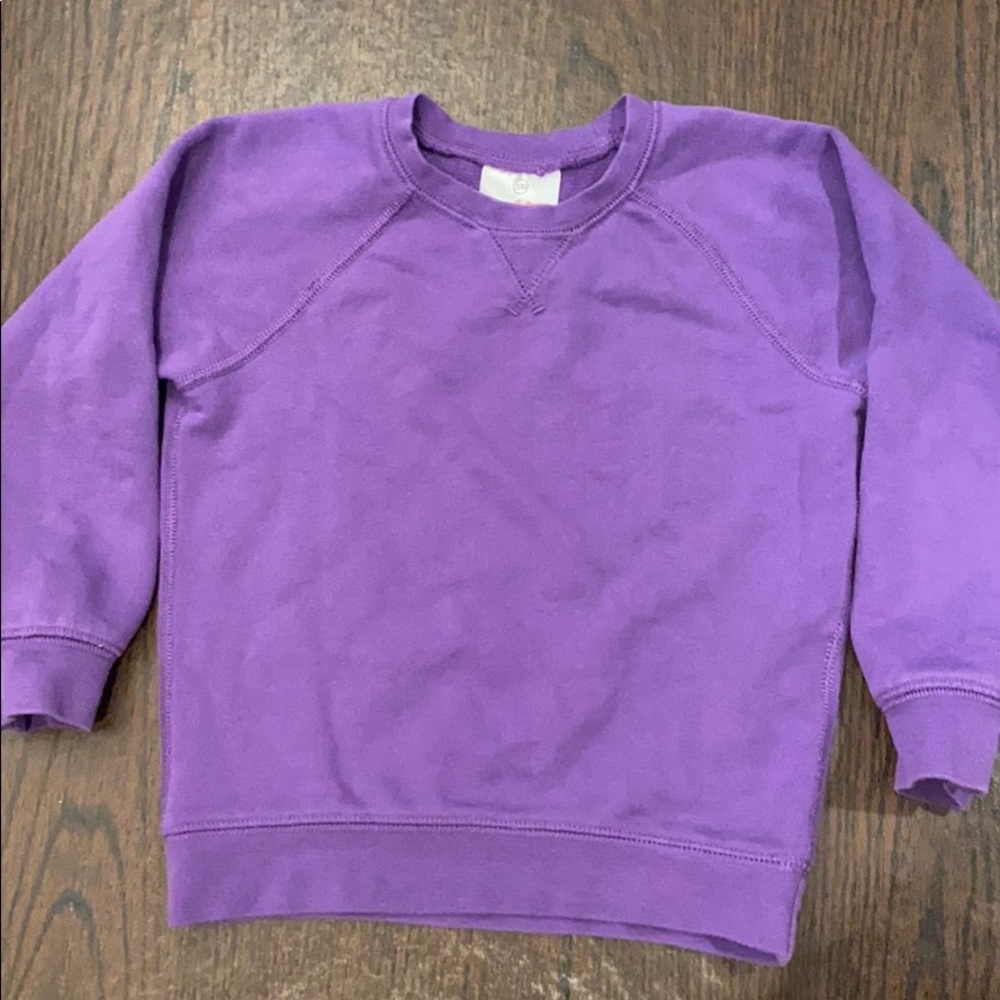 Purple sweatshirt